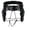 Black, variant on LUOGENLI Vintage Wild Holster Belt, Adjustable Leather Waist Strap Cowboy Halloween Party Outfit Prop Coffee One Size