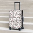 thumbnail image 3 of Wukai Cute Baseball Elastic Luggage Cover: Personalized Protection for Your Suitcase - Fits 19~29-inch, Washable & Durable Travel Companion-Small, 3 of 8
