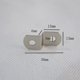 thumbnail image 2 of OUNONA 150Ud Accesorios Para Collares De Marcos De Fotos Con Clavos Pequeños Plateados, 2 of 6