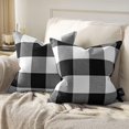 thumbnail image 1 of Pack de 2 fundas de almohada Phantoscope Buffalo Plaid de 51 x 51 cm, 1 of 5