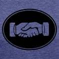 thumbnail image 3 of CafePress - Psi Upsilon Handshake T Shirt - Womens Tri-blend T-Shirt, 3 of 4