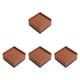 thumbnail image 2 of Elevadores de cama para muebles, elevadores de patas, portátiles, simples, resistentes, antideslizantes, almohadillas para mesa, sofá y gabinete, 4 pi Marrón 4cm, 2 of 9