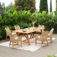 thumbnail image 3 of Cambridge Casual  Sydney 2-piece Teak Wood Outdoor Dining Armchair, 3 of 5