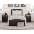 thumbnail image 5 of AFI Warren 14" Twin Wood Platform Bed Frame with Headboard and Footboard, Espresso, 5 of 10