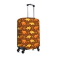 thumbnail image 3 of Xecao Dinosaurs and Leaves print Elastic Luggage Cover, with double-sided print , is perfect for travel, business, and daily use, 3 of 9