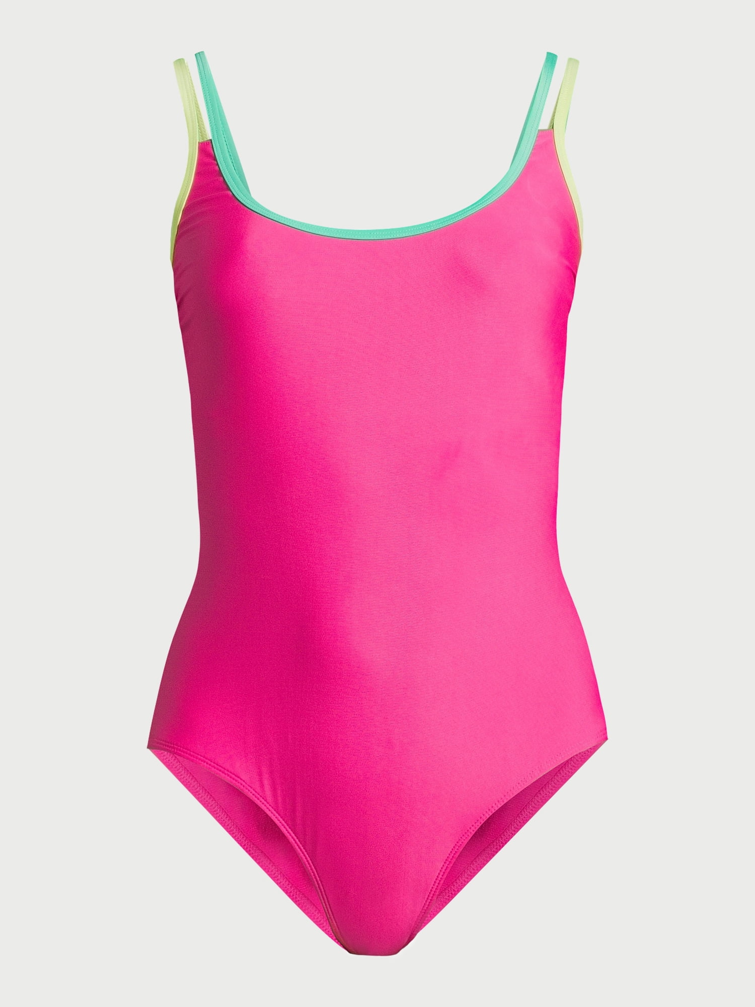 No Boundaries Juniors’ Multi-Strap One-Piece Swimsuit, Sizes S-XXL