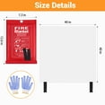 thumbnail image 4 of LANNEY Fire Blanket Emergency for Home, 4 pack 40 x 40 inch Fiberglass Fire Blanket Fire Blankets Retardant for House, School,  Grill,  Warehouse, Car, 4 of 8
