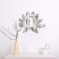 thumbnail image 2 of nipocaio 3D Lotus Acrylic Removable Mirror Wall Sticker Eco-Friendly Sticker for Bedroom, Bathroom (Silver), 2 of 5