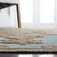 thumbnail image 4 of SAFAVIEH Paradise Alannah Damask Area Rug, Stone/Aqua, 8' x 11'2", 4 of 8