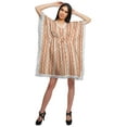 thumbnail image 2 of Moomaya Cutwork Lace Beach Kaftan For Women Printed Bikini Caftan Plus Size, 2 of 4