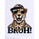 thumbnail image 4 of Chic Lion Print Women's T-Shirt - Casual Round Neck, Short Sleeve Top, Breathable Polyester, Machine Washable - Perfect for Spring/Summer/Fall, 4 of 7