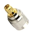 thumbnail image 2 of Adaptador UHF macho a SMA macho tipo M conector recto coaxial RF convertidor de latón chapado en oro 1/2/4/6 piezas Irene Inevent TX1041-02, 2 of 7