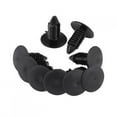 thumbnail image 3 of 50pcs Car Bumper Trim Clips Plastic Rivet Fasteners Push Pin Retainers for Automotive Accessories Black, 3 of 7