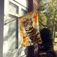 thumbnail image 2 of Caroline's Treasures CK3075CHF Bengal Fall Leaves Canvas House Size Outdoor-Flags, Multicolor, 2 of 5