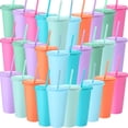 thumbnail image 1 of Vaso Honeydak Honeydak, paquete de 30 unidades con pajita y tapa, 700-800 ml, 1 of 6