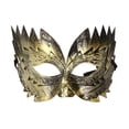 thumbnail image 2 of ¡Precios de Liquidación!, Máscara de mascarada vintage para hombre, máscara de soldado romano dorada, máscara de carnaval veneciana, máscara de ojos de ópera fantasma, accesorio de juerga Akmoler, 2 of 8