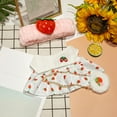 thumbnail image 3 of Ropa de muñeca de peluche suave, conjunto informal, disfraz, sombrero, ropa de muñeca de peluche, mini peluche Fresa, 3 of 5