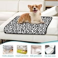 thumbnail image 6 of IAUYY Washable Pee Pads for Dogs Medium+Large Absorbent and Leak-Proof Non-Slip Reusable Puppy Pee Pads for Dogs Applicable to Playpen Potty Crate Littrer Black and White Style, 6 of 7