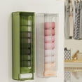 thumbnail image 3 of Socks Underwear Wall Mount Drawer Organizer, Wall Mounted Underwear Storage Box, Underwear Panties Socks Organizer, Wardrobe Underwear Drawer for Ties, Socks, Underwear, 3 of 8