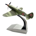 thumbnail image 2 of Modelo de avión de a escala 1/72, modelo de metal con base, juguete de avión simulado para mueble de TV, decoración de sala de estar., 2 of 9