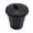 Black, variant on Nilnehc Small Desktop Can with Lid,Compact Iron Tabletop Waste Bin for Office Kitchen,Multi-purpose Mini Planter Flower Pot Holder,Gold 2.6x3.7in
