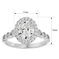 thumbnail image 5 of SuperJeweler 2 1/2 Carat Oval Shape Diamond Engagement Ring In 14 Karat White Gold For Women, 5 of 6