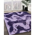 thumbnail image 3 of Ahgly Company Machine Washable Indoor Rectangle Abstract Bright Lilac Purple Area Rugs, 2' x 5', 3 of 7