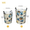 thumbnail image 5 of Daiia Animals Driving Police Car Round Laundry Basket with Handles Thickened Waterproof Circular hamper,Dirty Clothes Storage Basket for Bedroom,Bathroom,College Dorm-Medium, 5 of 8