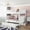 White, variant on [US IN STOCK] Full Over Full Bunk Bed with Twin Size Trundle, Pine Wood Bunk Bed with Guardrails, White （Old SKU:LP000044AAK）