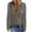 Gray, variant on LYXSSBYX Womens Tops Long Sleeve Sale Womens Casual Tops Fashion V-Neck Solid Long Sleeve T-shirt Blouse