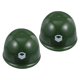 thumbnail image 5 of 2 sombreros militares de plástico para niños, ideales para disfraces de soldado, para fiestas de Halloween y juegos de rol, 5 of 8