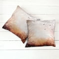 thumbnail image 6 of Ambesonne Fantasy Throw Pillow Cover 2 Pack, Butterflies Trees Sky, 16", Pale Pink Orange, 6 of 7