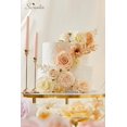 thumbnail image 2 of Ramo de novia Serwalin Boho Champagne con flores artificiales, 2 of 8