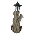 thumbnail image 3 of Woodlands Lone Gray Wolf Greetings Figurine Solar LED Light Lantern Welcome Lamp, 3 of 11