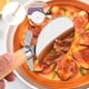 thumbnail image 1 of Fiudx Cortador de Pizza de Acero Inoxidable, Cuchillo Ergonómico para Pizza, Hoja Antiadherente para Panqueques, Mango de Madera Fácil de Limpiar, Ideal para Fiestas En Restaurantes y Cocinas, Herram, 1 of 6
