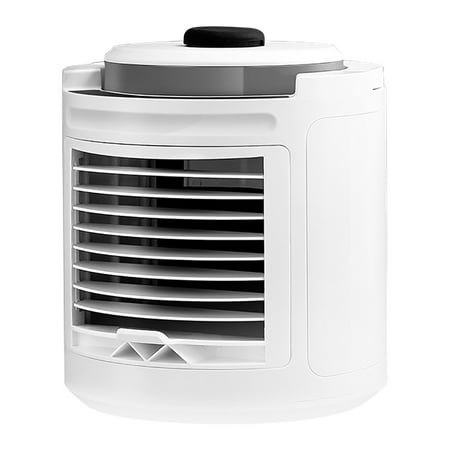 

Chueow USB Charging Fan Full Screen Feeling Smart Mini Portable Air Conditioner Fan 0