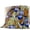 Blue, variant on Red Roses Quilted Comforters Cooling Blanket Queen Size, Vines Lines Stained Glass Elegant Cold Comfort for Hot Sleepers Lightweight Air Conditioning Quilt Blanket for Bed