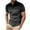 Black, variant on Uaswgudfs Shirts for Men Fashion Shirts Short Sleeves V-Neck Polka Gradient Sport Shirts with Pocket Summer 2024