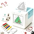 thumbnail image 2 of AI Sticker Printer for Kids, Mini Inkless Thermal Printer, Portable Voice Sticker Maker Machine for DIY Crafts, Journaling & Doodles, Birthday Toy Gift for Boys & Girls,Blue, 2 of 8