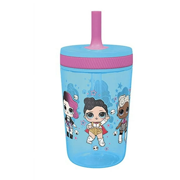 Zak Designs L.O.L Surprise 15 Ounce Leak-Proof Tumbler Power UP!