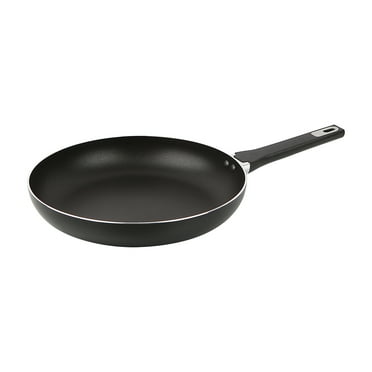 Mainstays Aluminum Nonstick Midweight 12in Frypan Black Dishwasher Safe