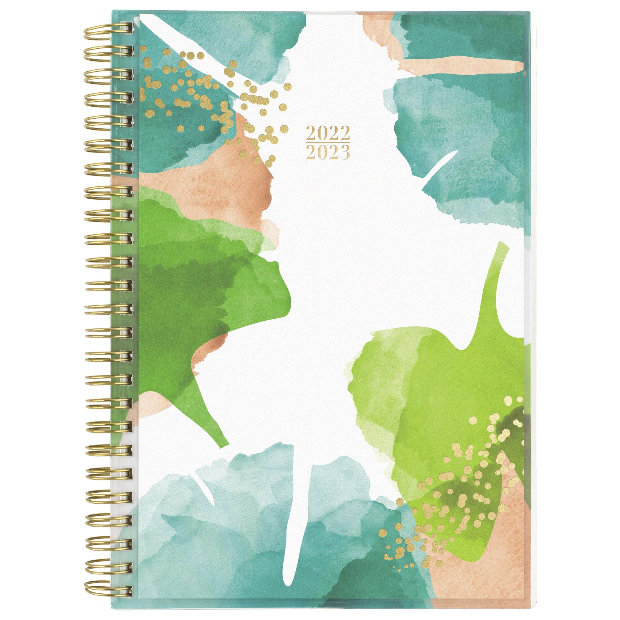 Cambridge Oasis Customizable Academic 2022-2023 Weekly Monthly Planner, Green, Small, 5 1/2' x 8 1/2'