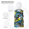thumbnail image 3 of Rocae Goal Time for Men's Basketball Jersey Lightweight and Breathable Athletic Tank Top,Quick-Drying Sports Jersey, 3 of 9