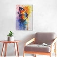 thumbnail image 6 of 16x24 inch Oil Paintings On Canvas Wall Art Watercolor Flying Butterfly,Rustic Room Decor Bedroom Accessory,Funny Flying Butterfly Decor Painting Canvas,Cafes,Bar,Restaurant,Door Decor Gifts, 6 of 6