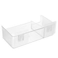 Phlegsive Clear Plastic Fridge Organizer with Suction Cups Kitchen
