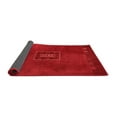 thumbnail image 2 of Ahgly Company Indoor Round Abstract Red Modern Area Rugs, 7' Round, 2 of 4