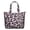 Pink-6, variant on Cute Cartoon Animal Tote Bag, Spacious Zipper Closure Weekender Bag for Women, Lightweight Carry-On with Interior Pockets (Romantic Glitter Design)