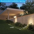 thumbnail image 6 of LEONLITE 8 Pack Low Voltage LED Landscape Spotlight, 2700K/3000K/4000K Selectable, IP65 Aluminum, Outdoor Directional Uplight for Tree, Yard, 6 of 7