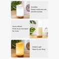 thumbnail image 4 of Difusor De Velas Sin Llama, 130 Ml LED Que Cambia De Color Difusores De Aceites Esenciales Humidificador De Niebla Con Luz De Efecto De Llama De Vela Y 4 Temporizadores, 4 of 7