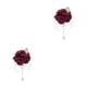 thumbnail image 1 of Inteprter Impresionante ramillete de boda, delicado y refinado acento floral, broches duraderos y duraderos Winered vino rojo 2Conjunto, 1 of 6